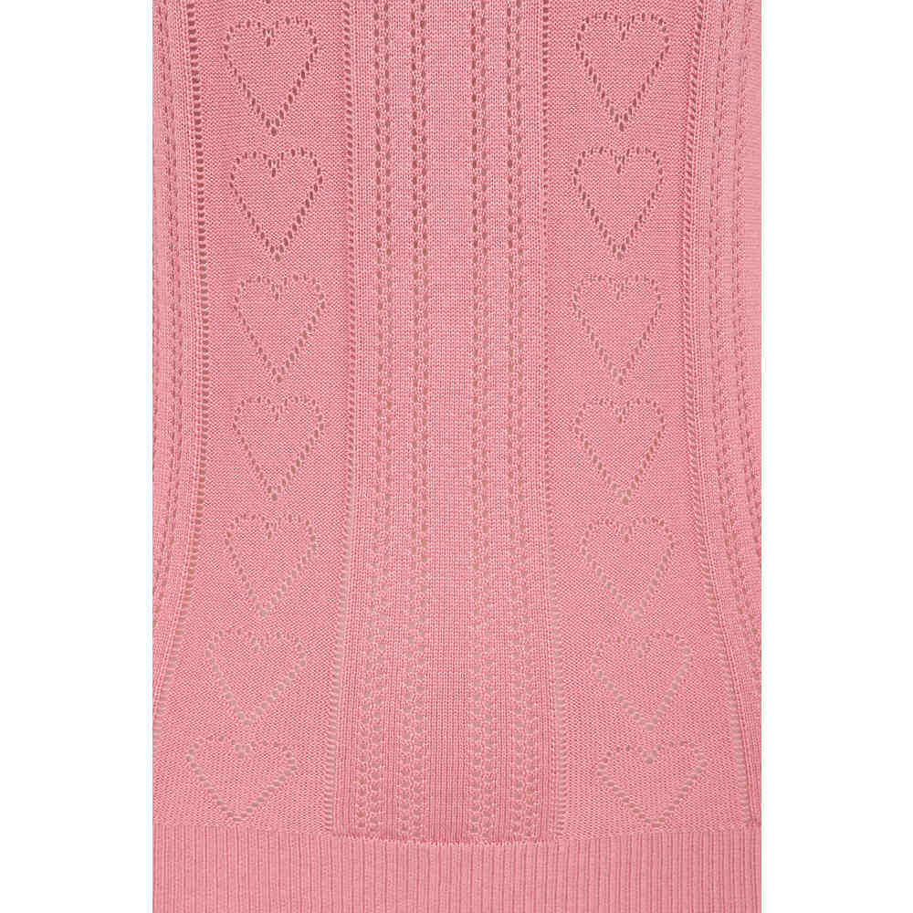 Banned - Ruby Heart Strick pullover - Rosa